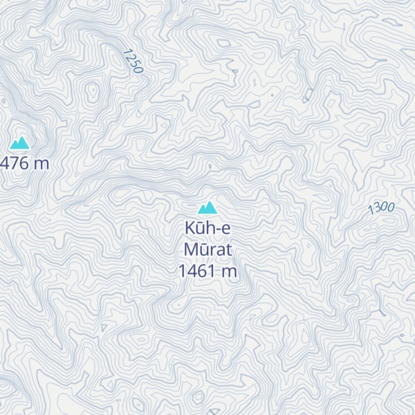 Map of Kūh-e Mūrat