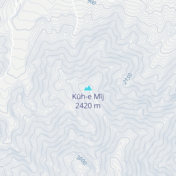 Map of Kūh-e Mīj