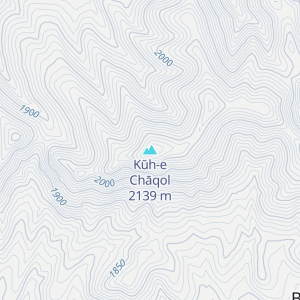 Map of Kūh-e Chāqol