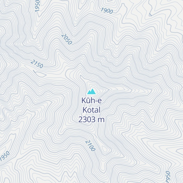 Map of Kūh-e Kotal