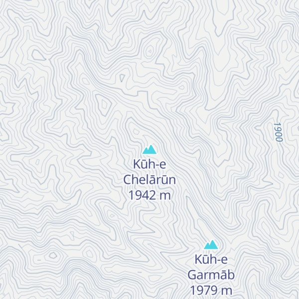 Map of Kūh-e Chelārūn