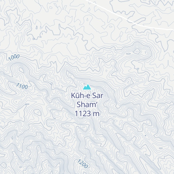Map of Kūh-e Sar Sham‘