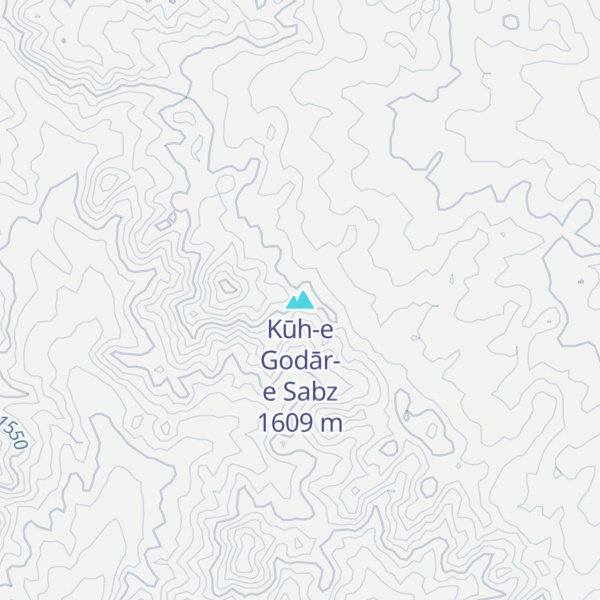 Map of Kūh-e Godār-e Sabz