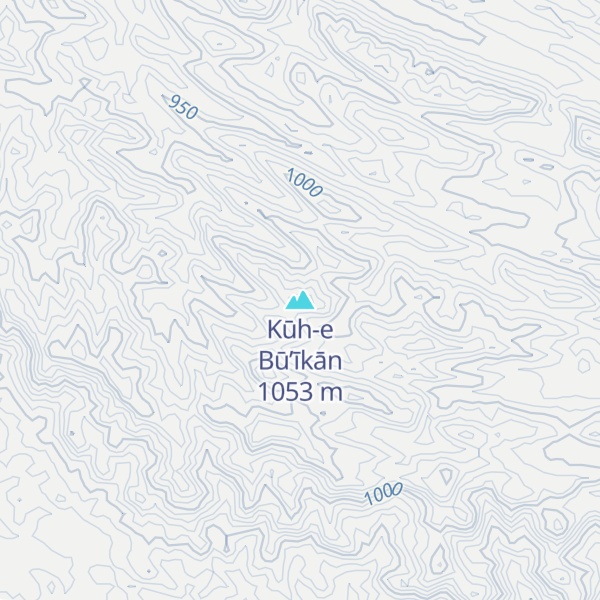 Map of Kūh-e Bū’īkān