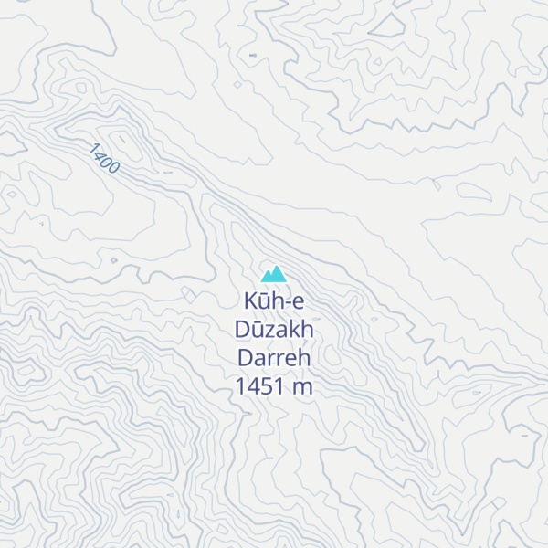 Map of Kūh-e Dūzakh Darreh