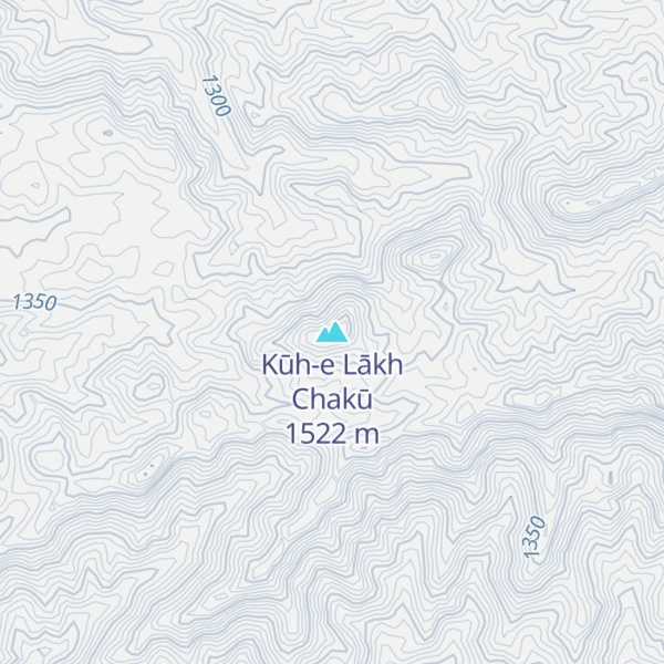 Map of Kūh-e Lākh Chakū
