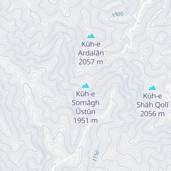 Map of Kūh-e Somāgh Ūstūn