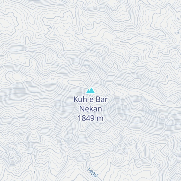 Map of Kūh-e Bar Nekan