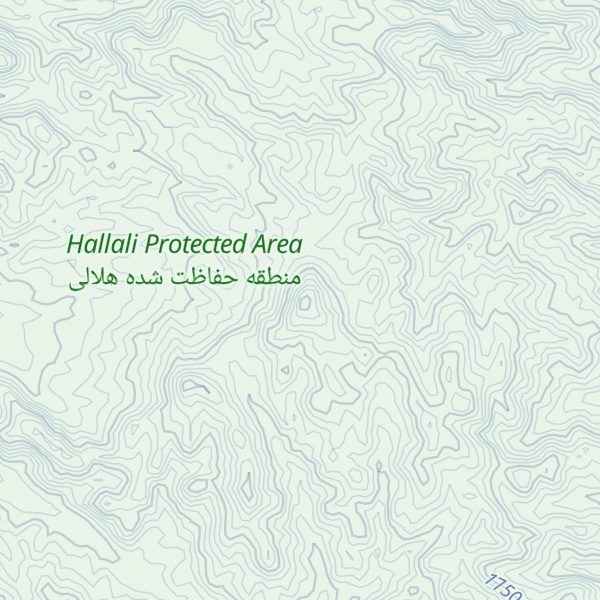 Map of Kūh-e Kalāt