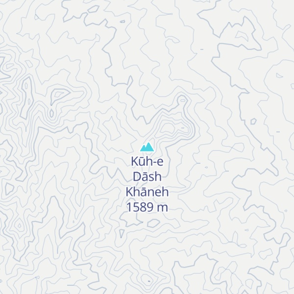 Map of Kūh-e Dāsh Khāneh
