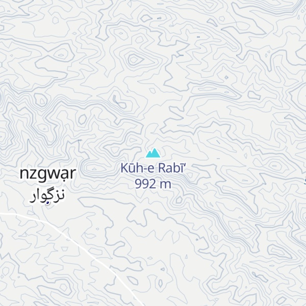 Map of Kūh-e Rabī‘
