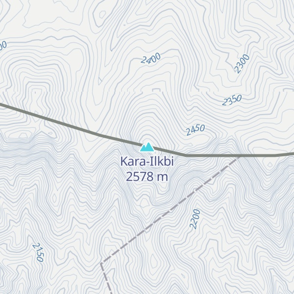 Map of Kara-Ilkbi