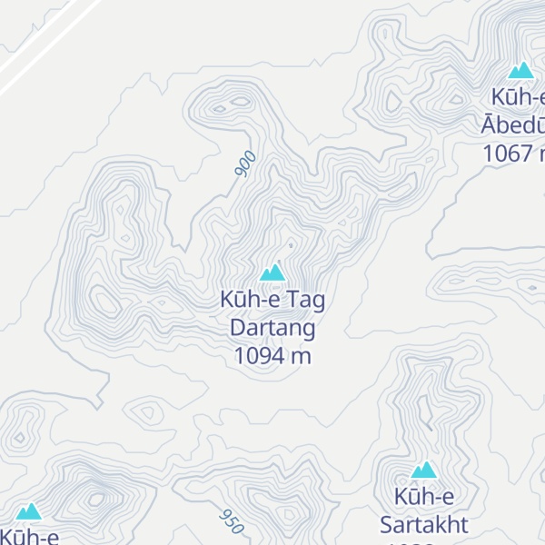 Map of Kūh-e Tag Dartang