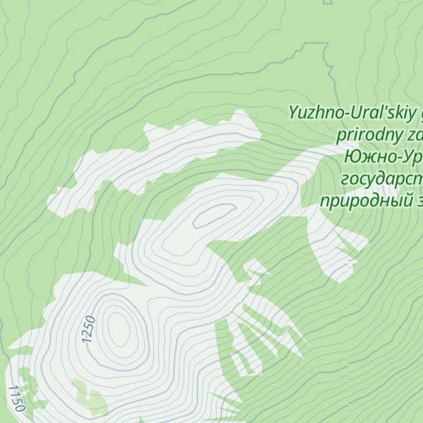 Map of Medvezhya