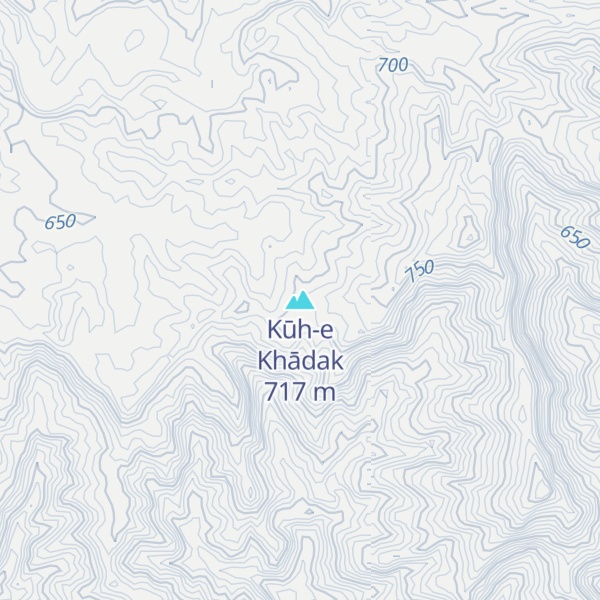 Map of Kūh-e Khādak