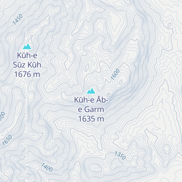 Map of Kūh-e Āb-e Garm