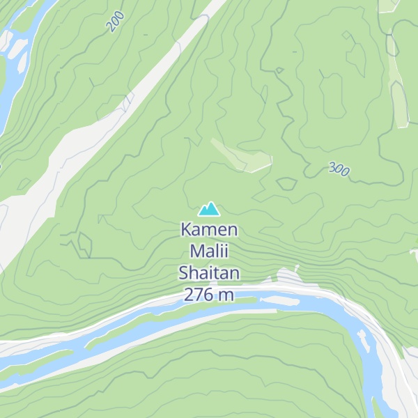 Map of Kamen Malii Shaitan