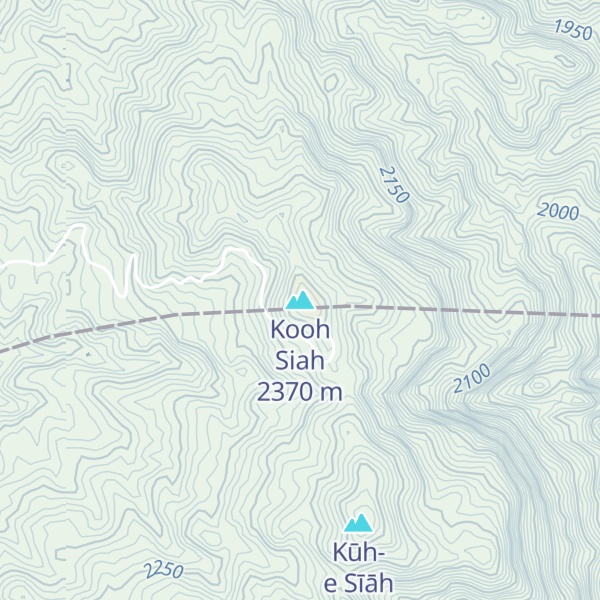 Map of Kooh Siah