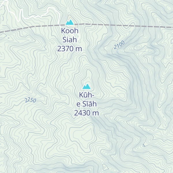 Map of Kūh-e Sīāh