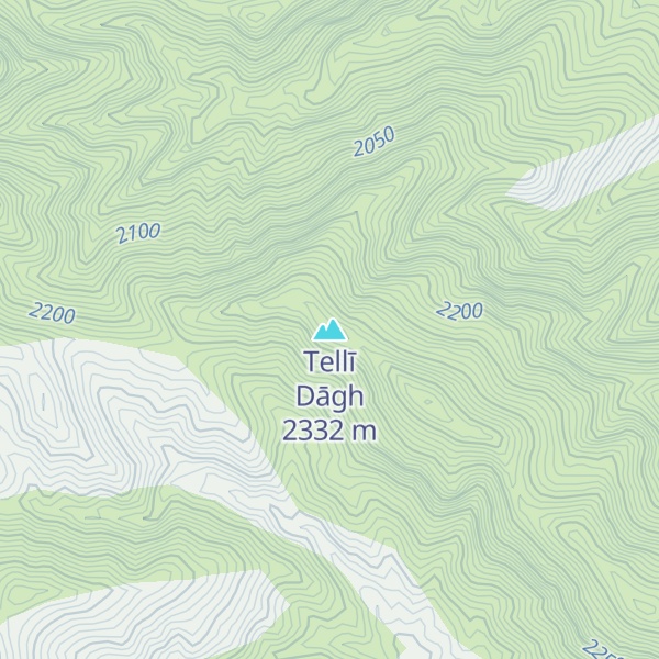 Map of Tellī Dāgh