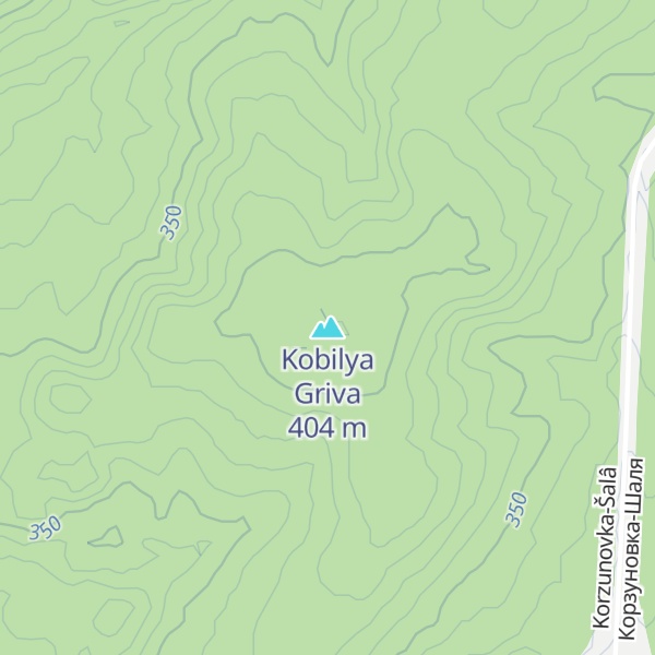 Map of Kobilya Griva