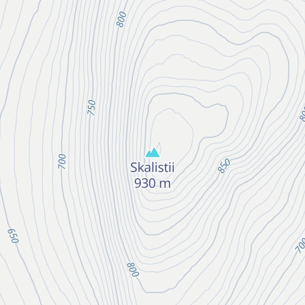 Map of Skalistii