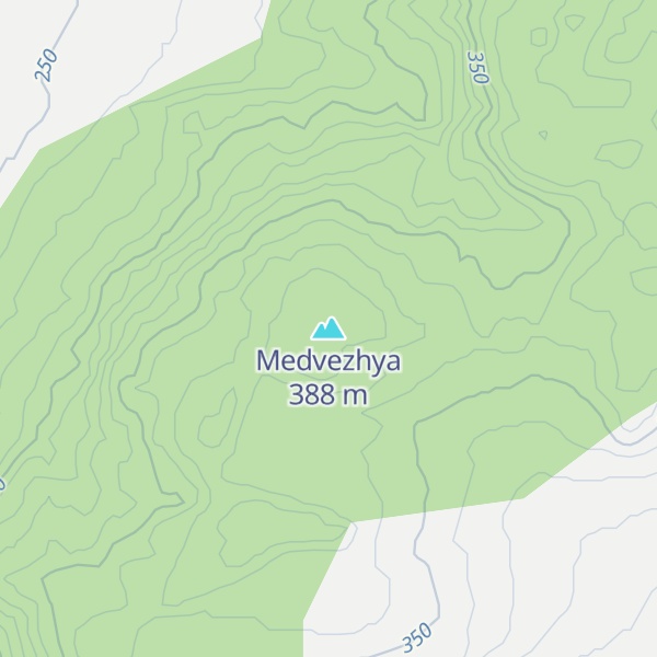 Map of Medvezhya