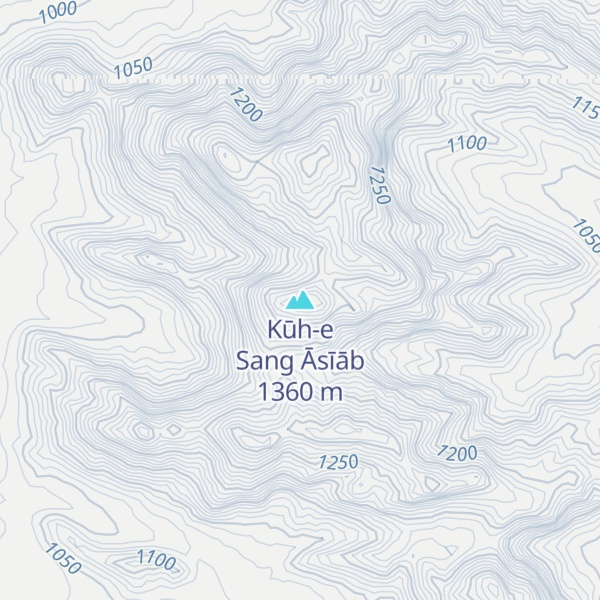 Map of Kūh-e Sang Āsīāb