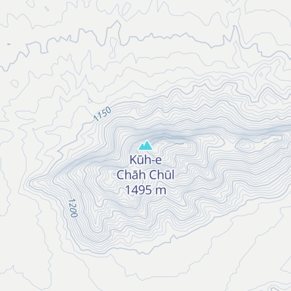 Map of Kūh-e Chāh Chūl