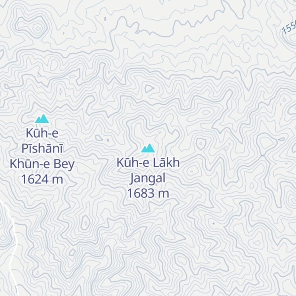 Map of Kūh-e Lākh Jangal