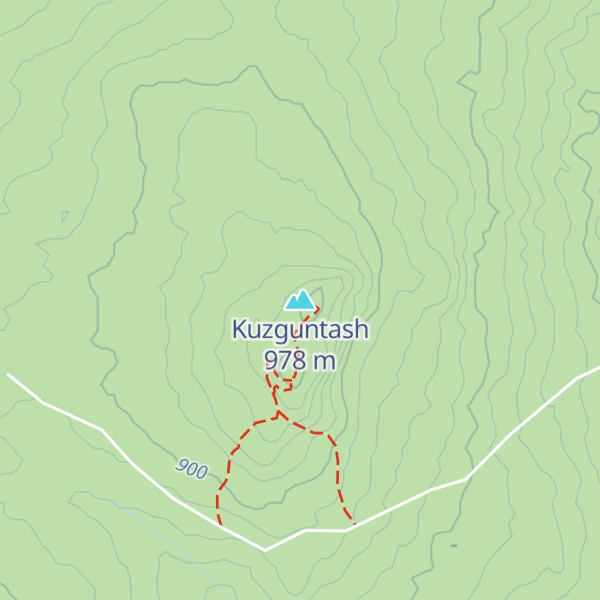 Map of Kuzguntash