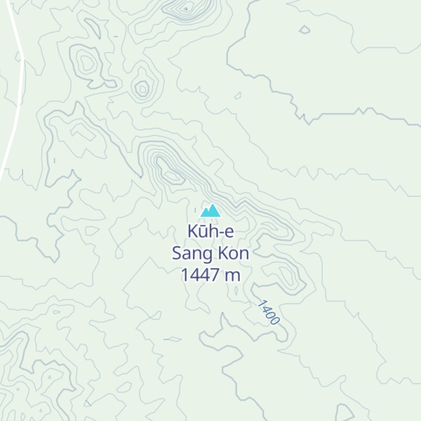 Map of Kūh-e Sang Kon