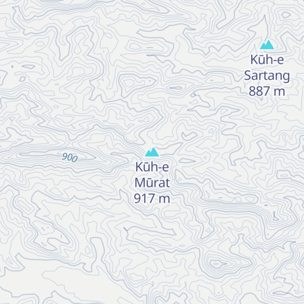 Map of Kūh-e Mūrat