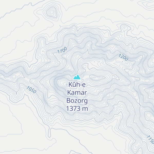 Map of Kūh-e Kamar Bozorg