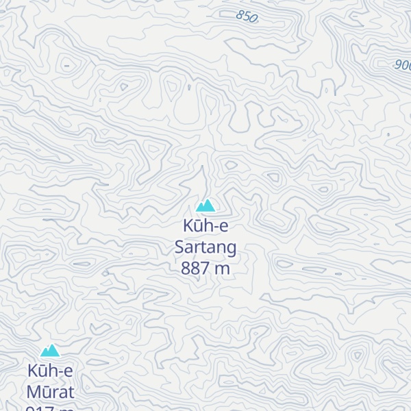 Map of Kūh-e Sartang
