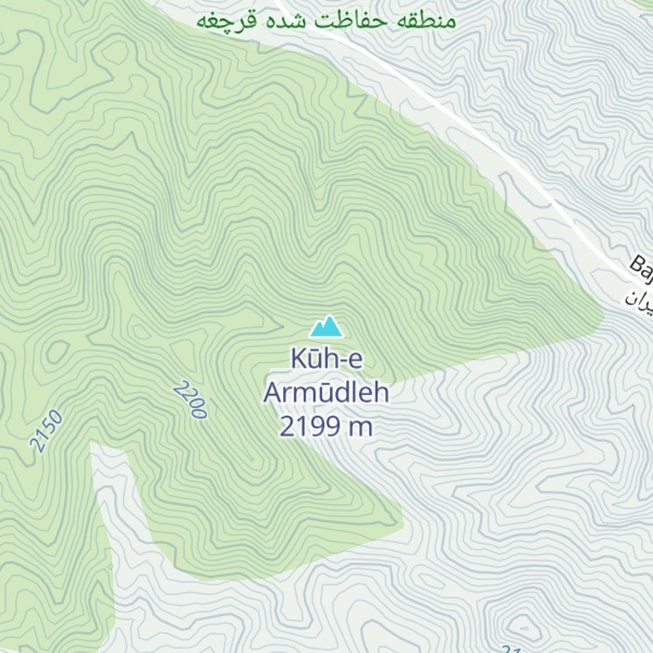 Map of Kūh-e Armūdleh
