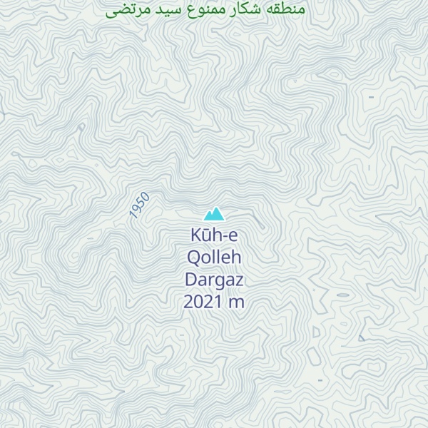 Map of Kūh-e Qolleh Dargaz