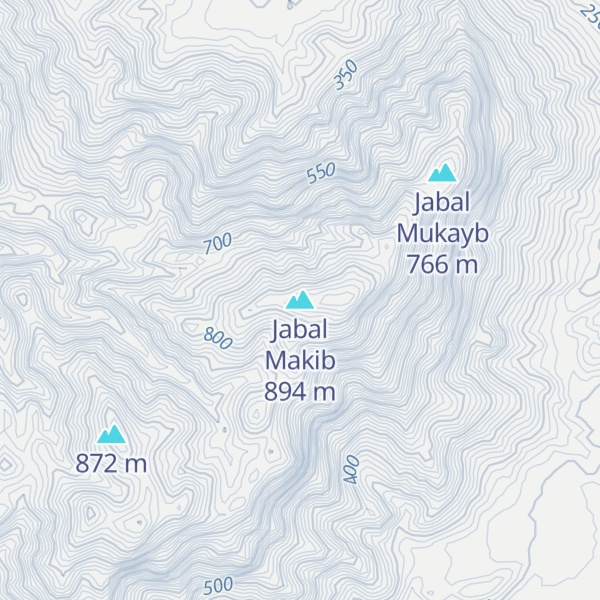 Map of Jabal Makib
