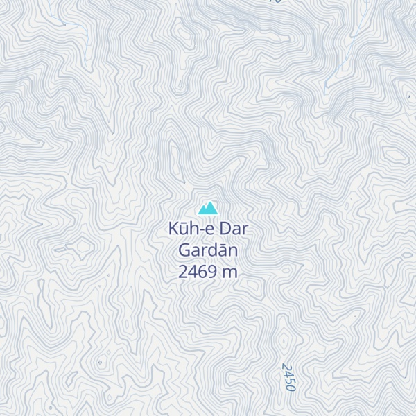 Map of Kūh-e Dar Gardān