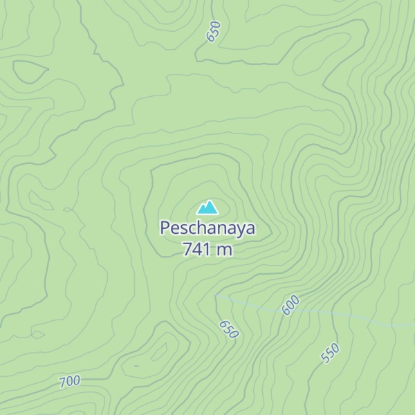 Map of Peschanaya