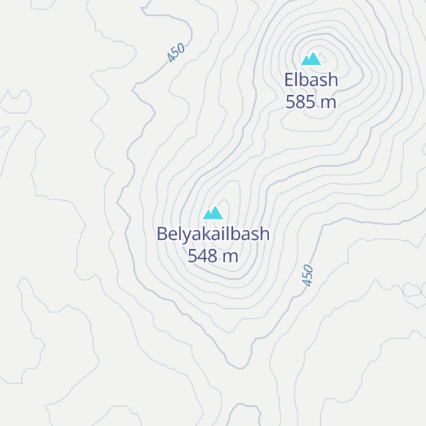Map of Belyakailbash