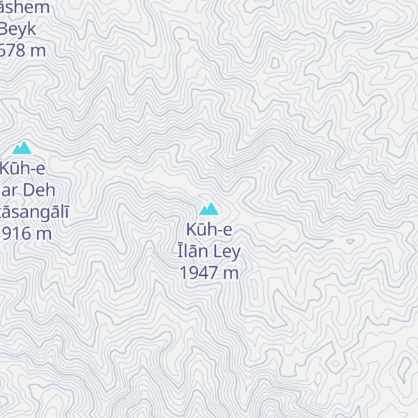 Map of Kūh-e Īlān Ley