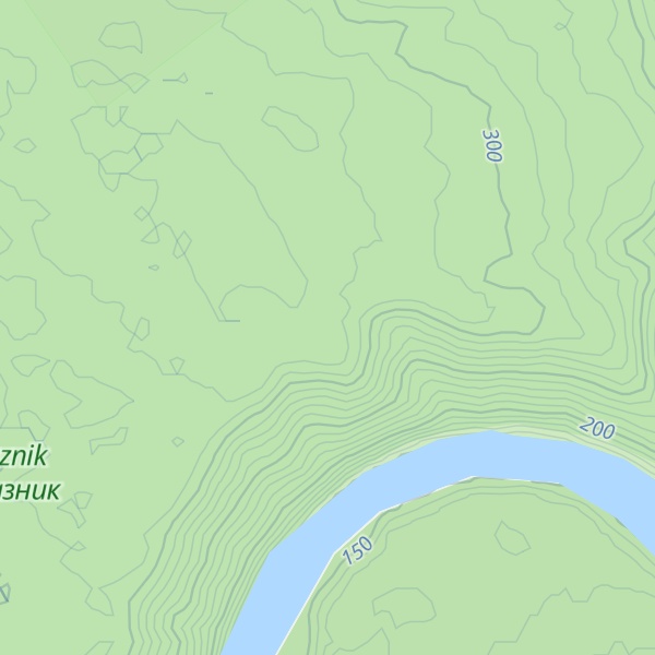Map of Kamen Kruglii Mis