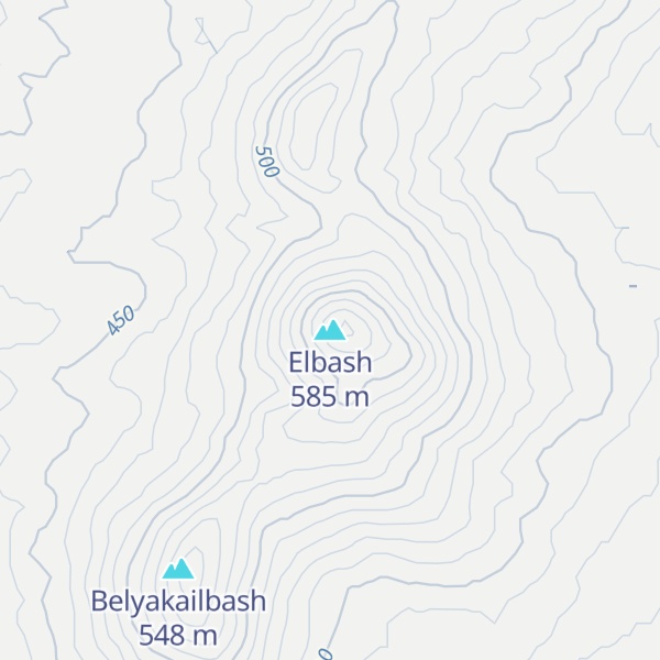 Map of Elbash