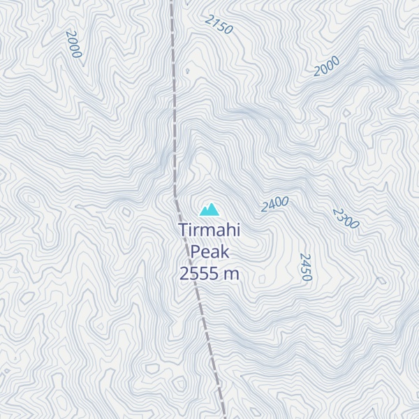 Map of Tirmahi Peak