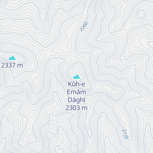 Map of Kūh-e Emām Dāghī