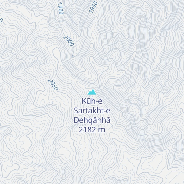 Map of Kūh-e Sartakht-e Dehqānhā