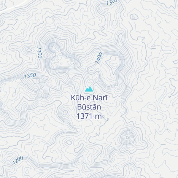 Map of Kūh-e Narī Būstān