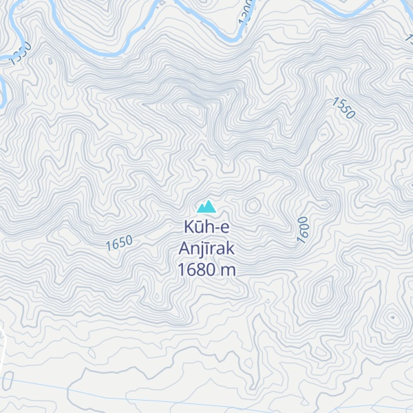 Map of Kūh-e Anjīrak