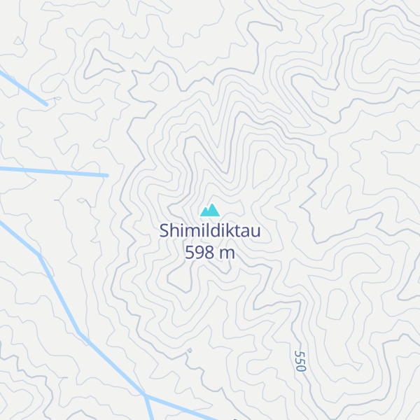 Map of Shimildiktau